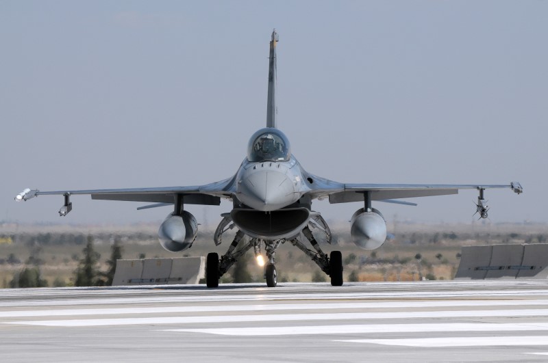 Photo 19.jpg - A Turkish F-16C with the wheels on the runway during the afternoon mission